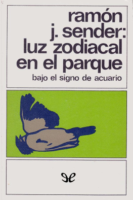 Ramó J. Sender Luz zodiacal en el parque
