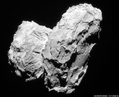 El cometa patito de goma 67P imagen tomada por Rosetta El análisis de - photo 9