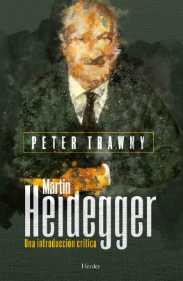 Peter Trawny - Martin Heidegger: Una introducció crítica