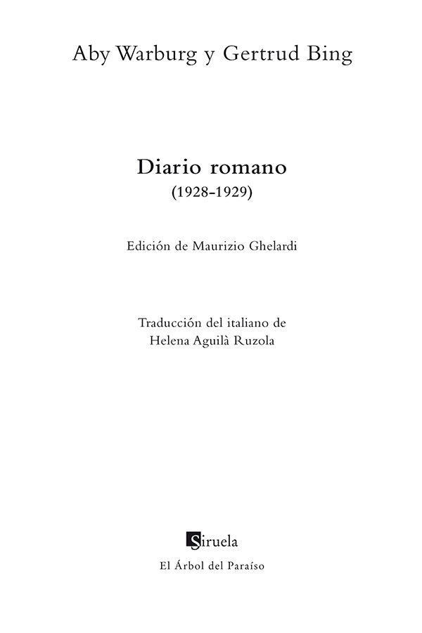 Edición en formato digital noviembre de 2016 Título original Diario romano - photo 2