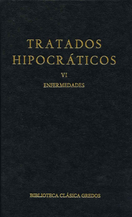 Varios Autores - Tratados hipocráticos VI. Enfermedades. (Biblioteca Clásica Gredos)