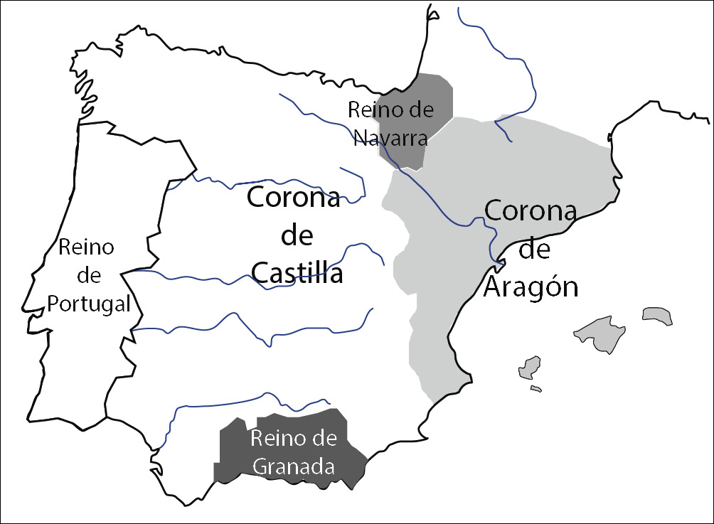 1 La Península Ibérica en 1480 La conquista de Granada Los Reyes Católicos - photo 2