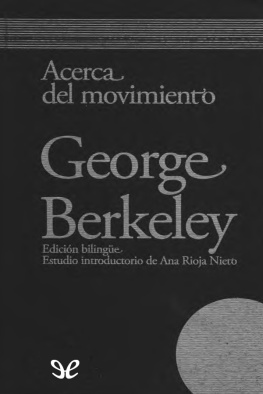 George Berkeley - Acerca del movimiento (De motu)