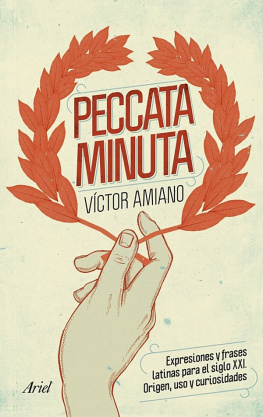 Amiano Victor Peccata Minuta