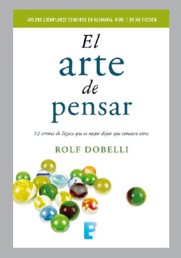 Rolf Dobelli El arte de pensar