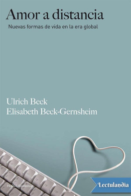 Ulrich Beck - Amor a distancia