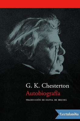 Gilbert K. Chesterton Autobiografía