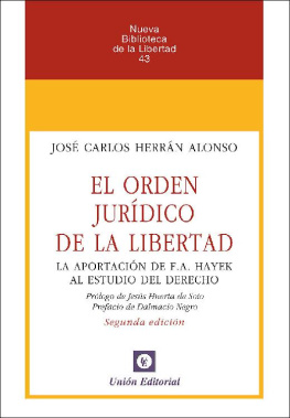 José Carlos Herrán Alonso - Orden jurídico de la libertad - 2 edición