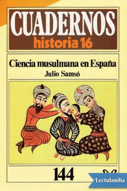 Julio Samsó Ciencia musulmana en España
