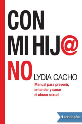 Lydia Cacho Con mi hij@ no