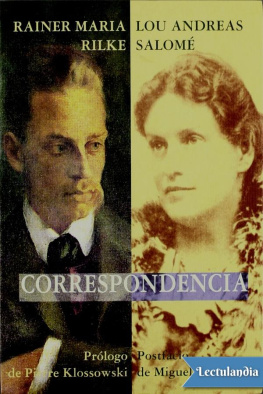 Lou Andreas-Salomé - Correspondencia