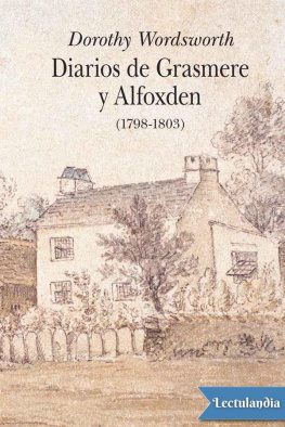 Dorothy Wordsworth Diarios de Grasmere y Alfoxden