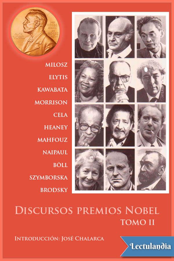 El segundo tomo de los discursos de los Premios Nobel de literatura autorizado - photo 1