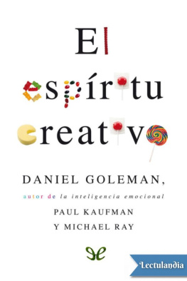 Daniel Goleman - El espíritu creativo