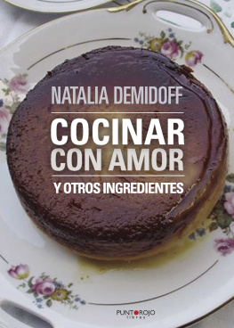 Natalia Demidoff - Cocinar con amor