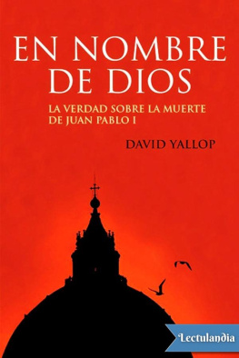 David Yallop En nombre de Dios