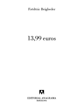 Frédéric Beigbeder - 13,99 euros