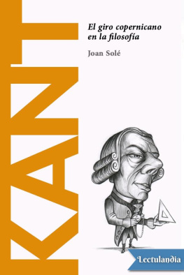 Joan Solé - Kant