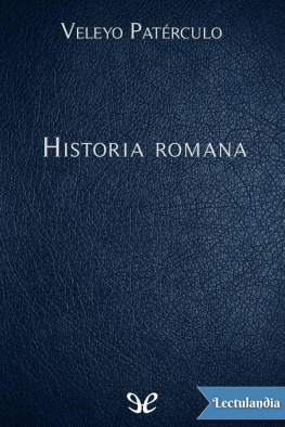 Gayo Veleyo Patérculo Historia romana
