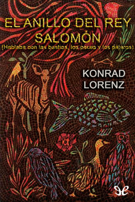 Konrad Lorenz - El anillo del rey Salomón