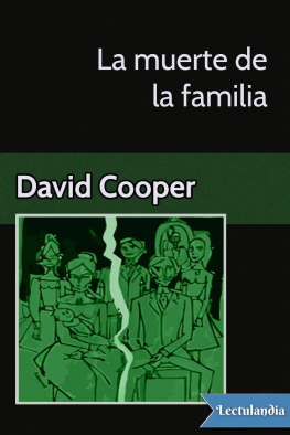 David Cooper - La muerte de la familia