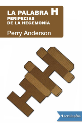 Perry Anderson La palabra H