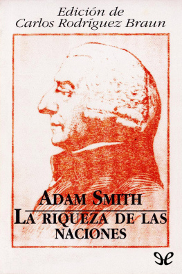 Adam Smith La riqueza de las naciones