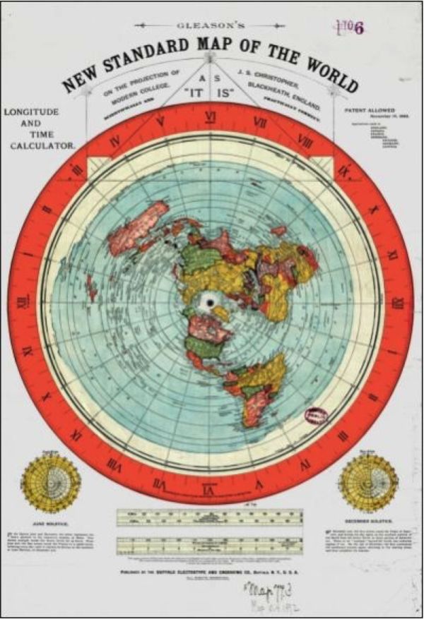 New Standard Map of the World 1892 de Alexander Gleason AGRADECIMIENTOS A mi - photo 1