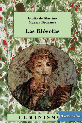 Giulio de Martino - Las filósofas
