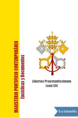 León XIII - Libertas Praestantissimum