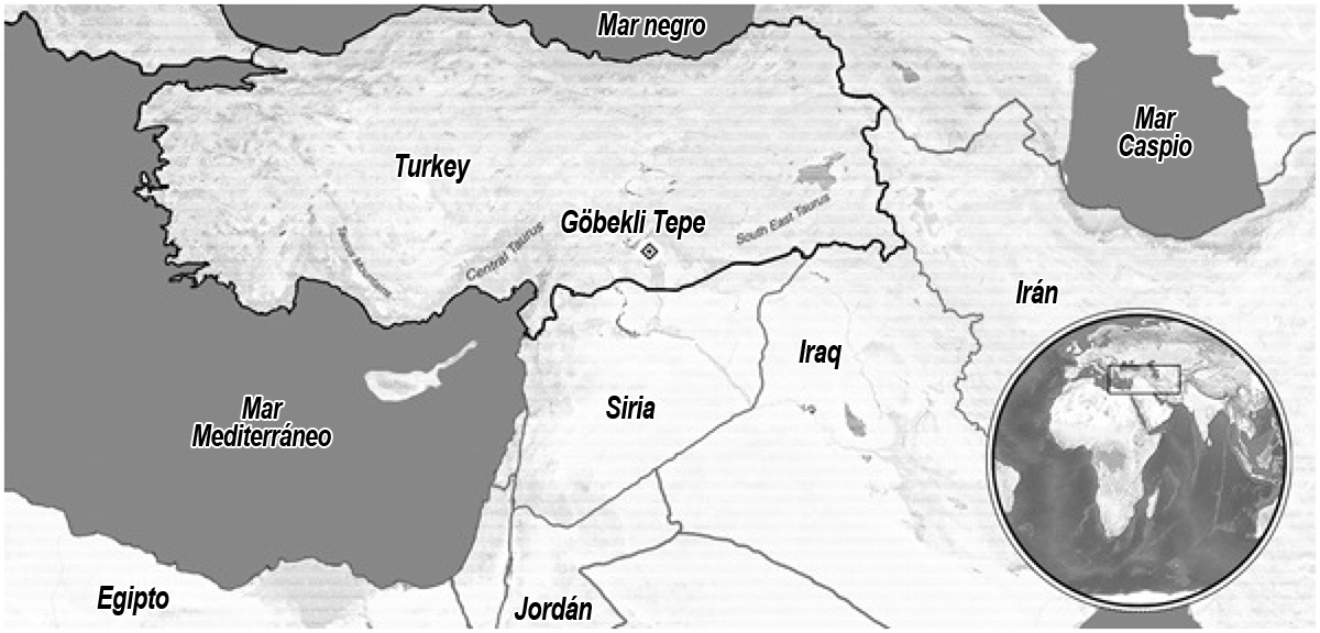 Figura 1 Localización de Göbekli tepe Imponente magnífico numinoso y - photo 2