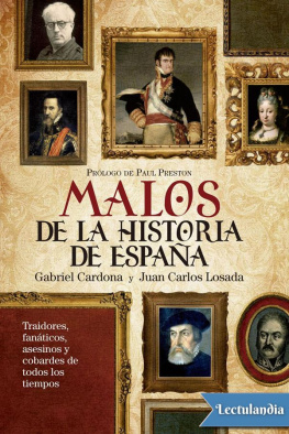 Gabriel Cardona - Malos de la historia de España