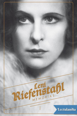 Leni Riefenstahl - Memorias