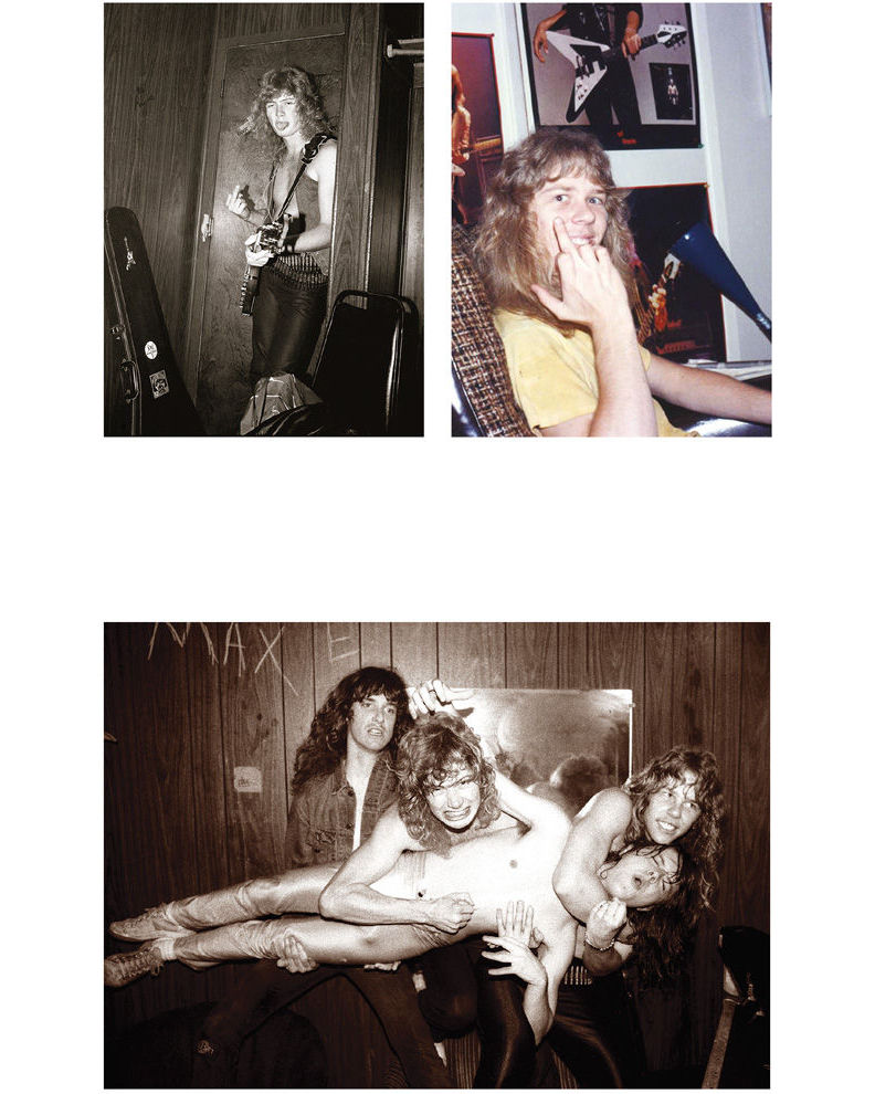Dave Mustaine en el backstage del Stone San Francisco 5 de marzo de 1983 la - photo 4