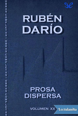 Rubén Darío Prosa dispersa