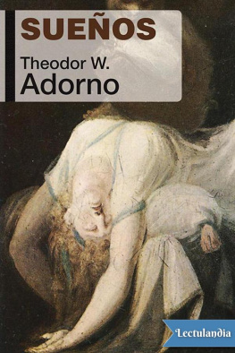 Theodor W. Adorno Sueños