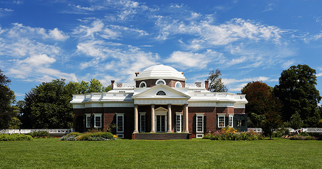 Fotografía de la casa de Thomas Jefferson Monticello tal como es en la - photo 3