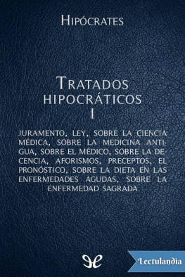 Hipócrates - Tratados hipocráticos I