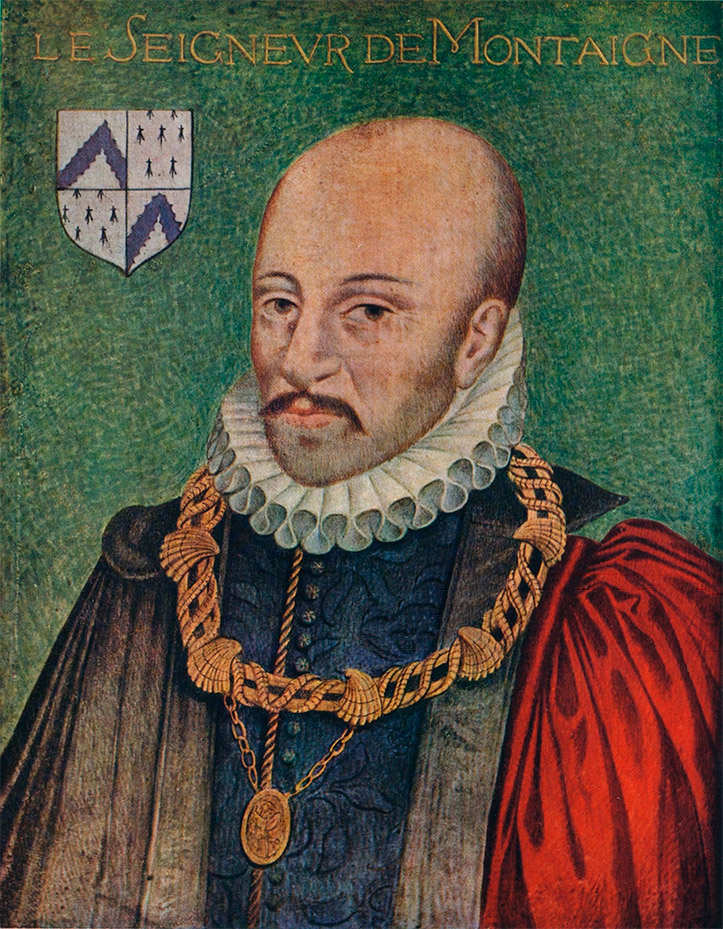 Retrato de Michel de Montaigne con la cadena de la Orden de San Miguel que le - photo 3