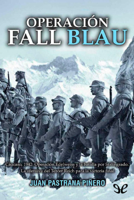 Juan Pastrana Piñero - Operación Fall Blau