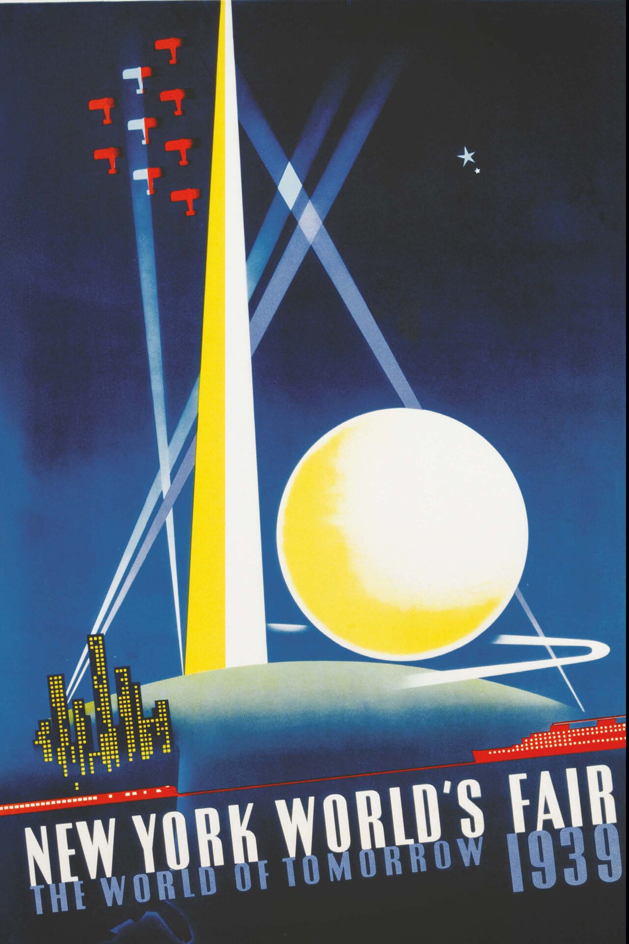 Un cartel contemporáneo del Trylon y el Perisferio símbolos icónicos de la - photo 8
