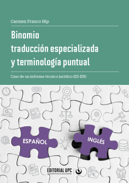 Franco Hip - Binomio traducción especializada y terminología