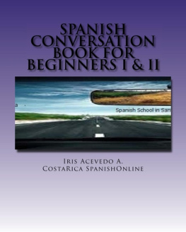 Acevedo - Spanish Conversation Book for Beginners I & II