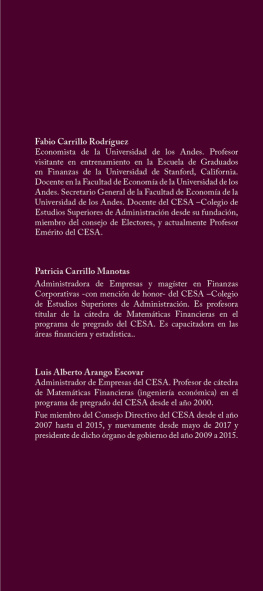 Carrillo Rodríguez Fabio Estructura Matemática para la evaluación de proyectos (4a ed.)