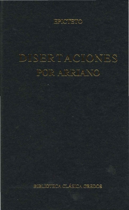 Epicteto - Disertaciones por Arriano