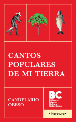 Candelario Obeso - Cantos populares de mi tierra