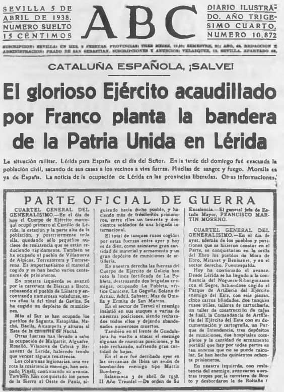 Las tropas de Franco inician la ofensiva sobre Catalunya fase final de la - photo 9