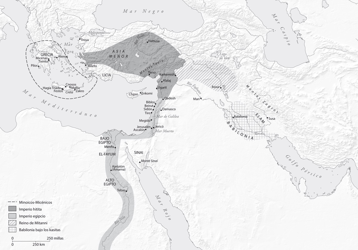 Frontispicio Mapa de las civilizaciones de la Edad del Bronce tardía en el - photo 2