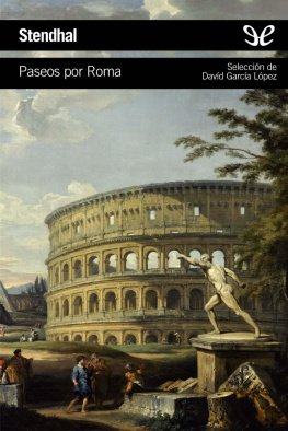 Stendhal Paseos por Roma