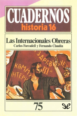 Carlos Forcadell Las Internacionales Obreras